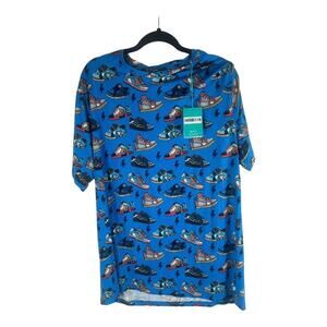 Posh Peanut Bolt Mens Bamboo Sleep Short 2xl Pajama Sneaker‎ Shoe